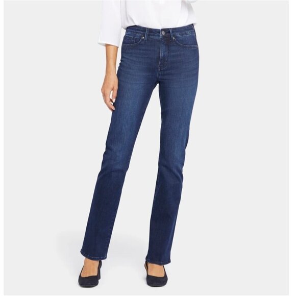 NYDJ Le Silhouette Slim Bootcut Jeans In Petite sz 12P Marvelous - Picture 1 of 9